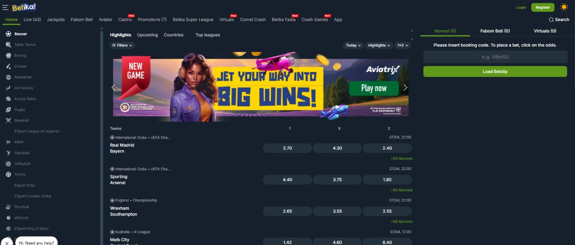 Betika betting site in Ghana